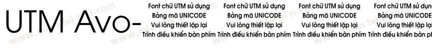 UTM Avo字体转换